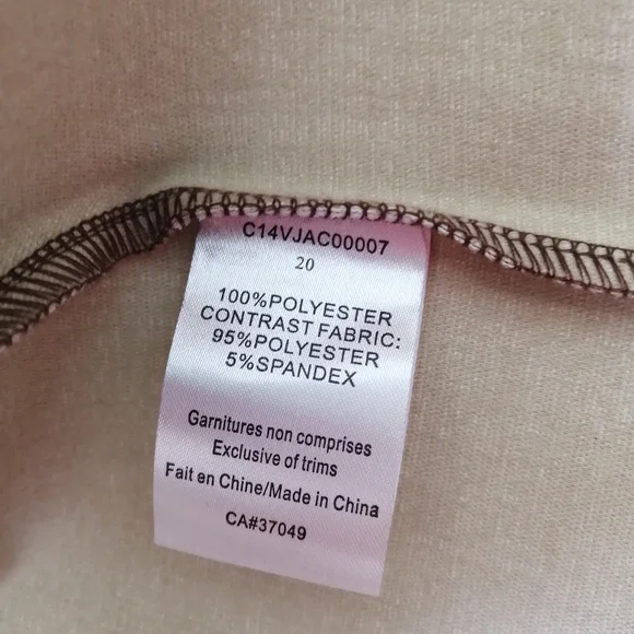 Claire France  Brown Leather Jacket with Suede Trim - Picture 4 of 5